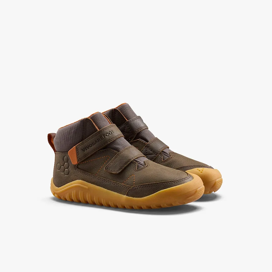 Ботинки Vivobarefoot Tracker AT — детская модель, коричневый, фото 4