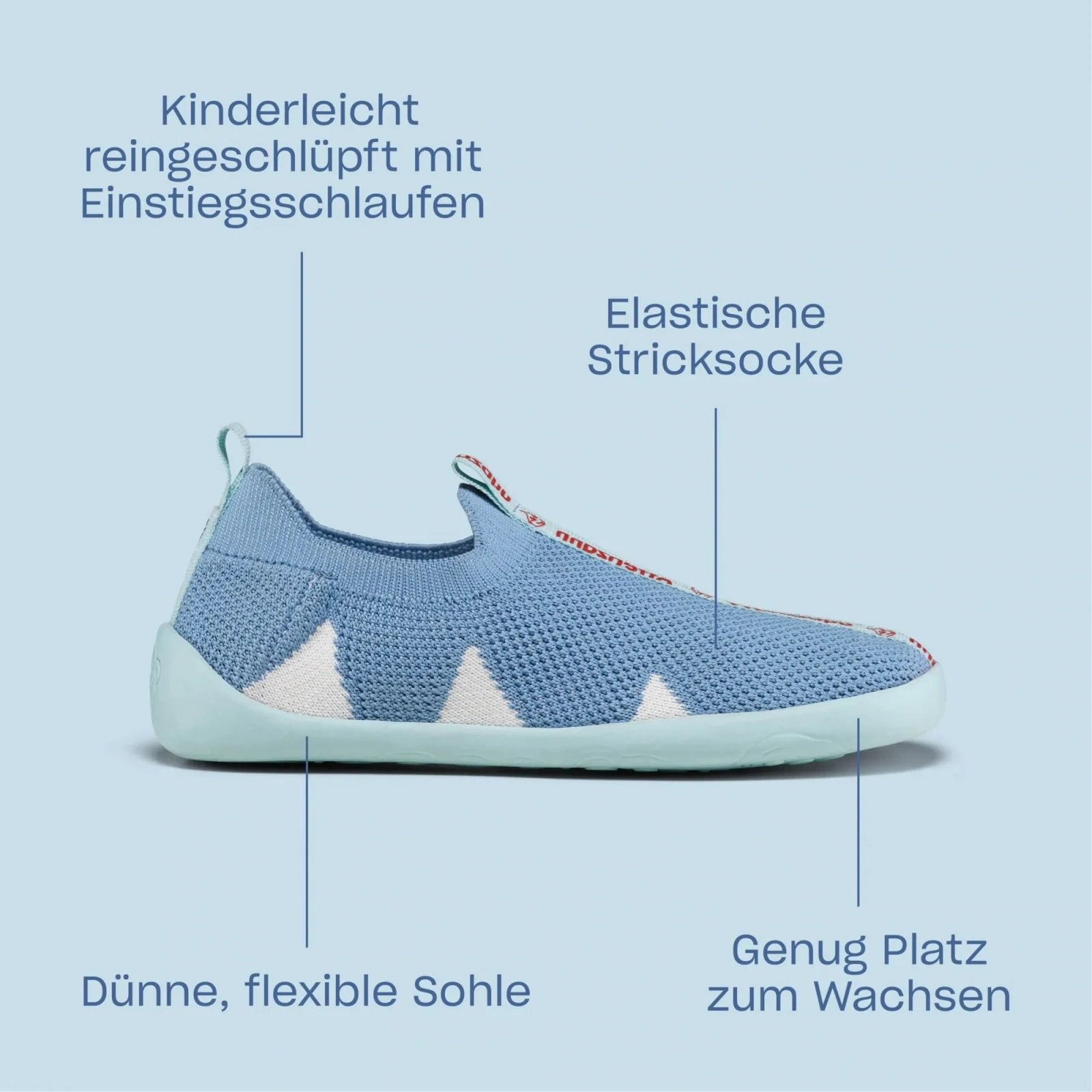 Домашняя обувь Affenzahn Flinky Дракон — зелёный, фото 12