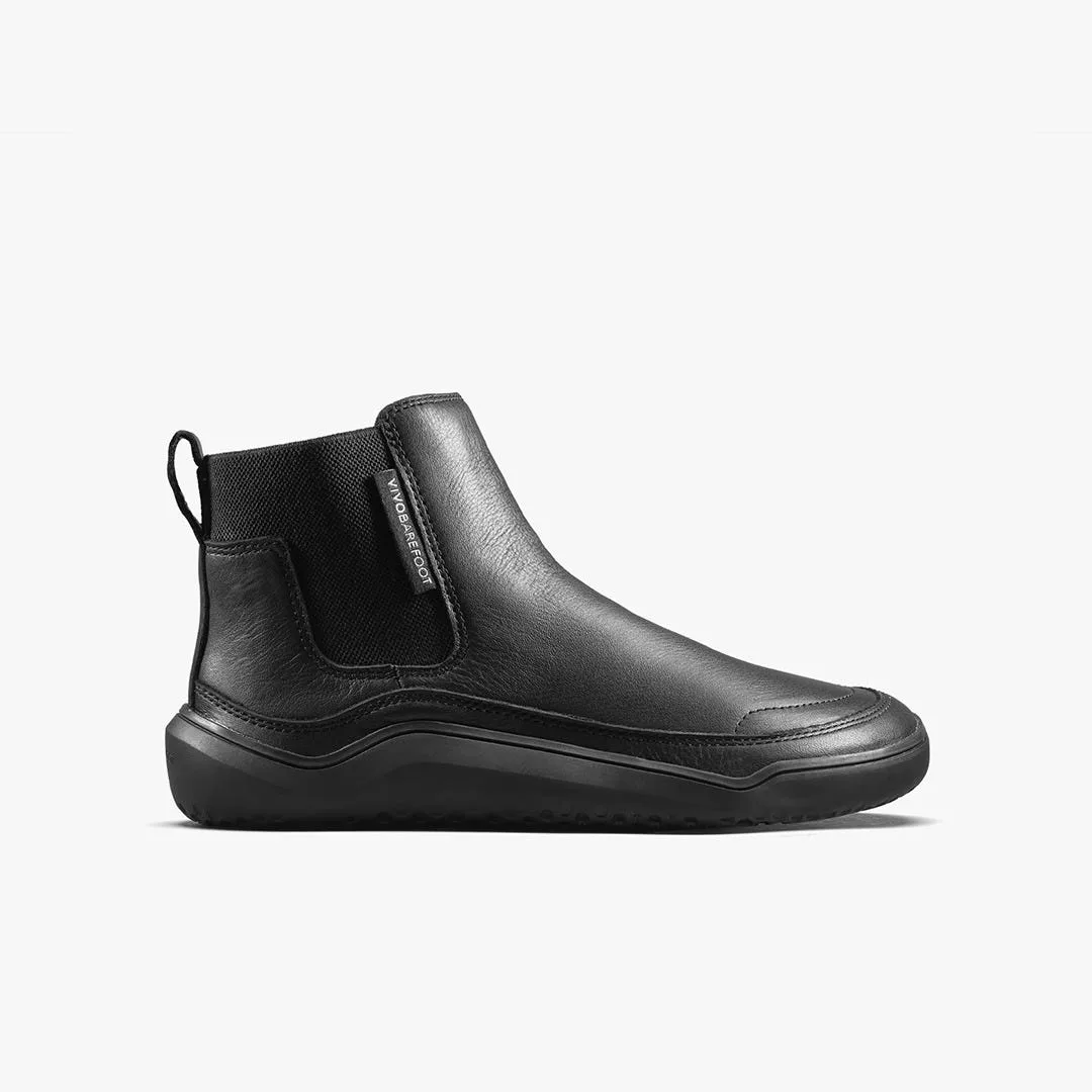 Ботинки Vivobarefoot Gobi Chelsea — для подростков, чёрный
