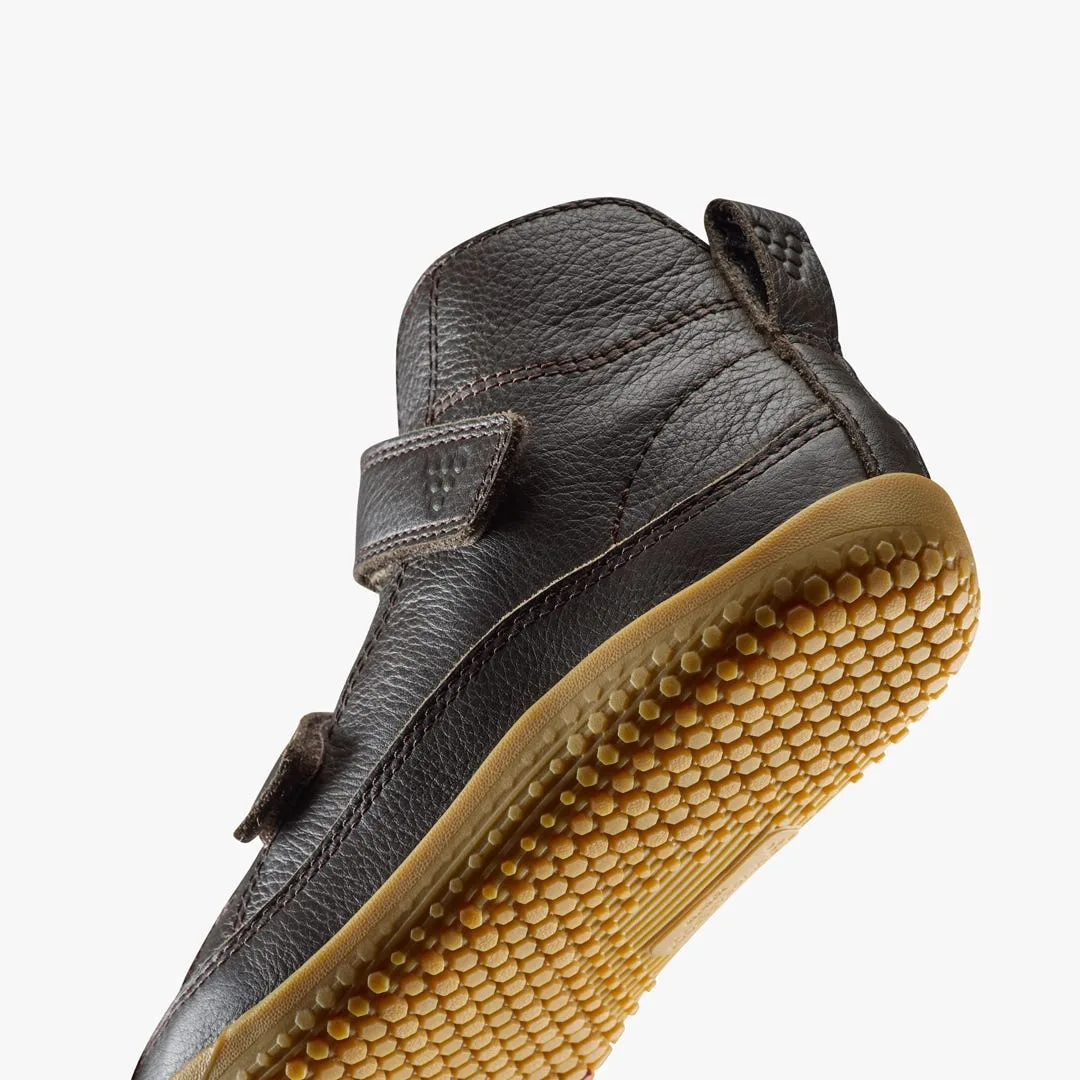 Ботинки Vivobarefoot Gobi Boot — детская модель, коричневый, фото 7