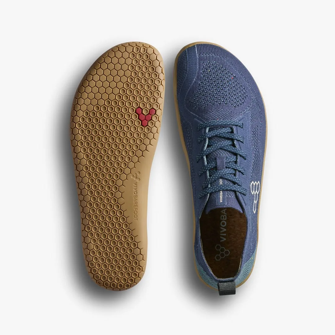 Кроссовки Vivobarefoot Primus Lite Knit Natural — мужская модель, тёмно-синий, фото 2