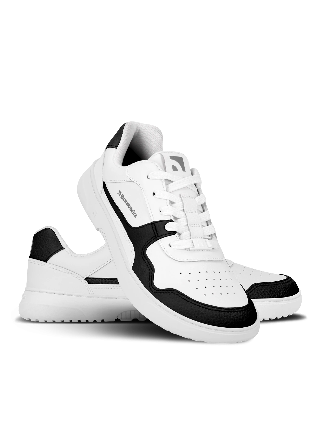 Босоногие кроссовки Barebarics Zing - белый и чёрный, фото 3