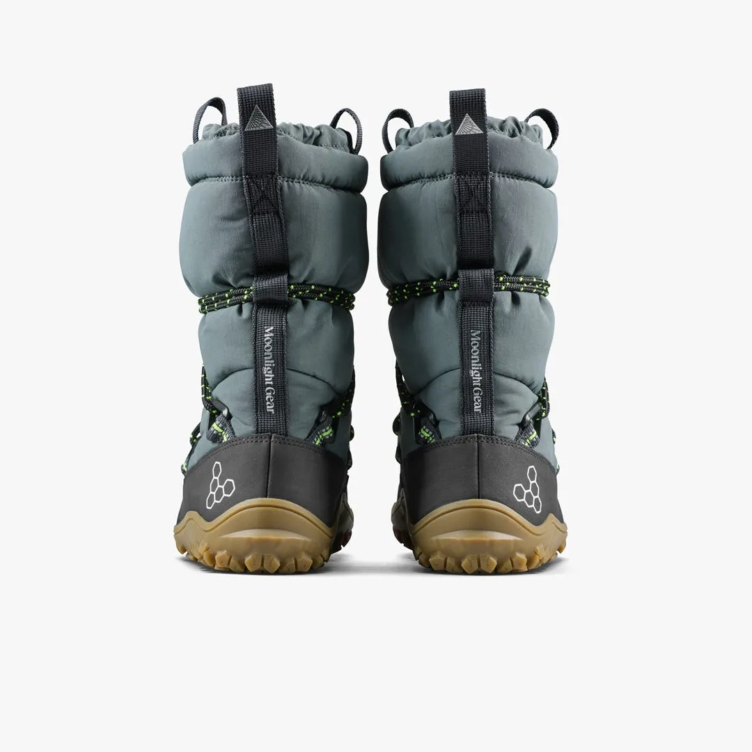 Ботинки Vivobarefoot Tracker Pioneer Boot WP — женская модель, тёмный серо-зелёный, фото 5