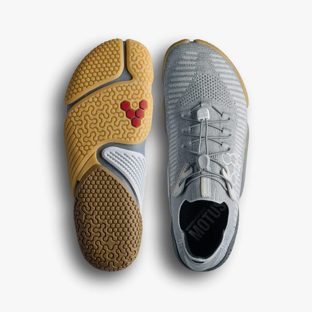 Кроссовки Vivobarefoot Motus Flex Natural — женская модель, серый, фото 2