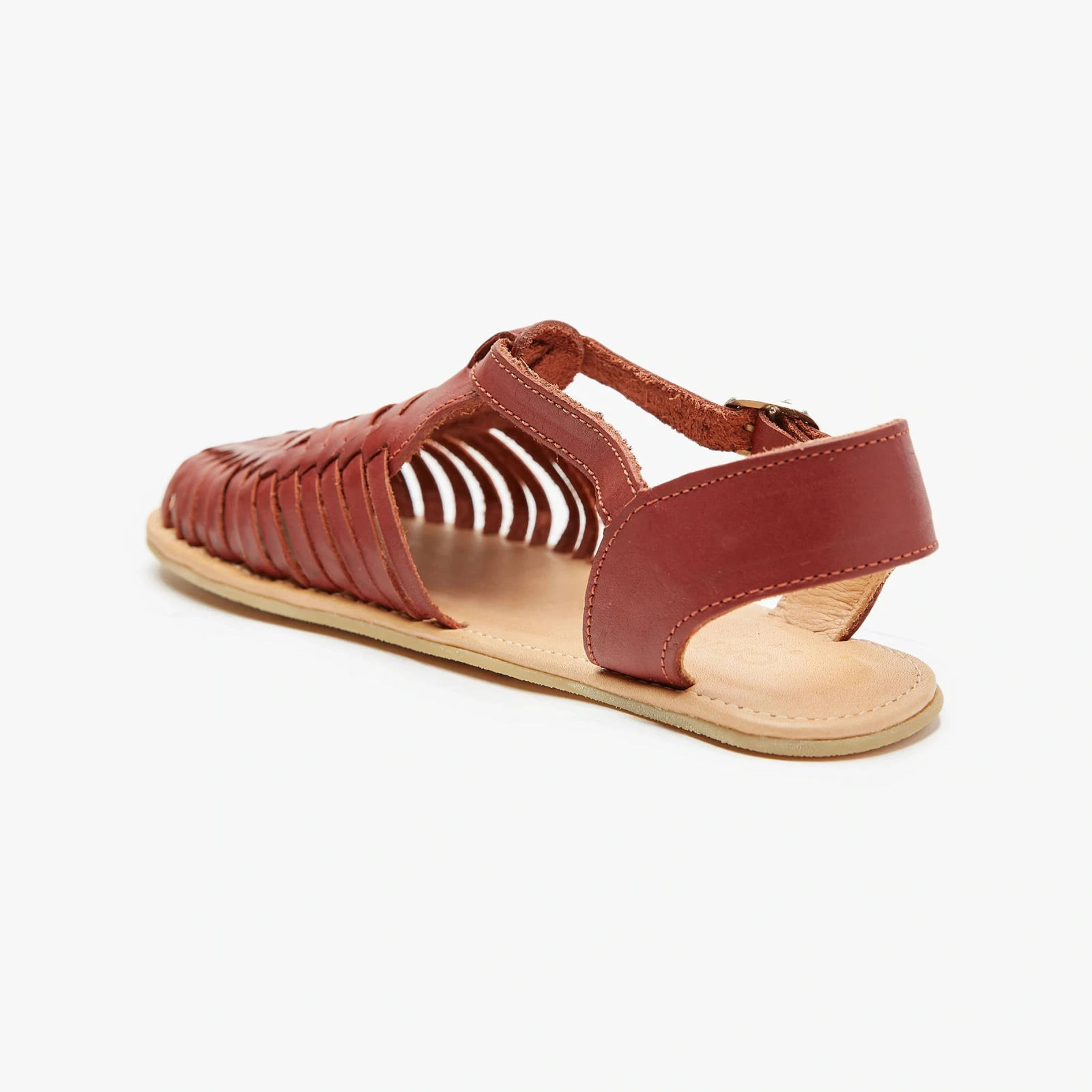 Босоногие сандалии Origo Huarache Sandal Wide by Anya — корица, фото 5