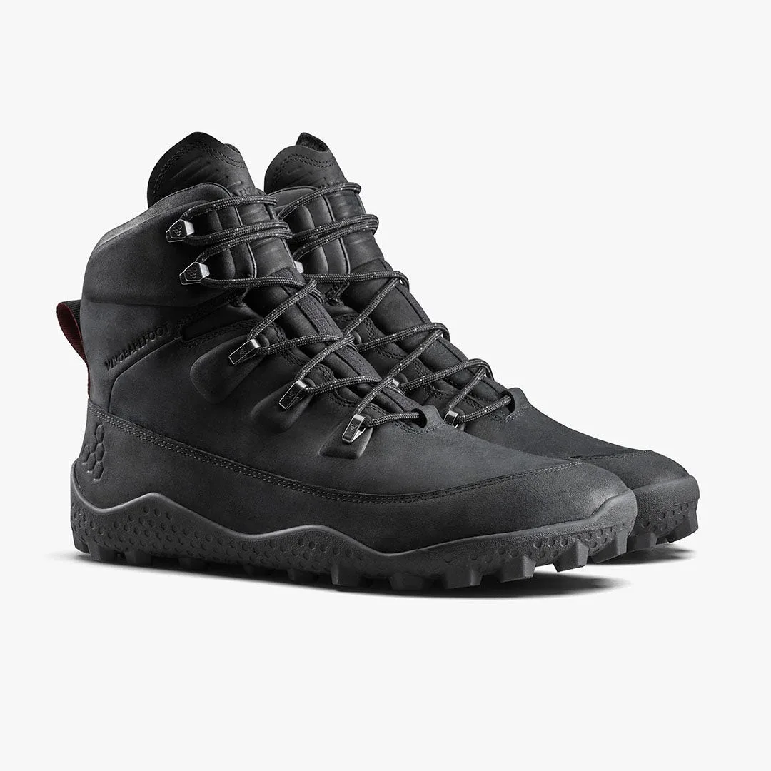 Ботинки Vivobarefoot Tracker Winter III SG — мужская модель, чёрный, фото 4