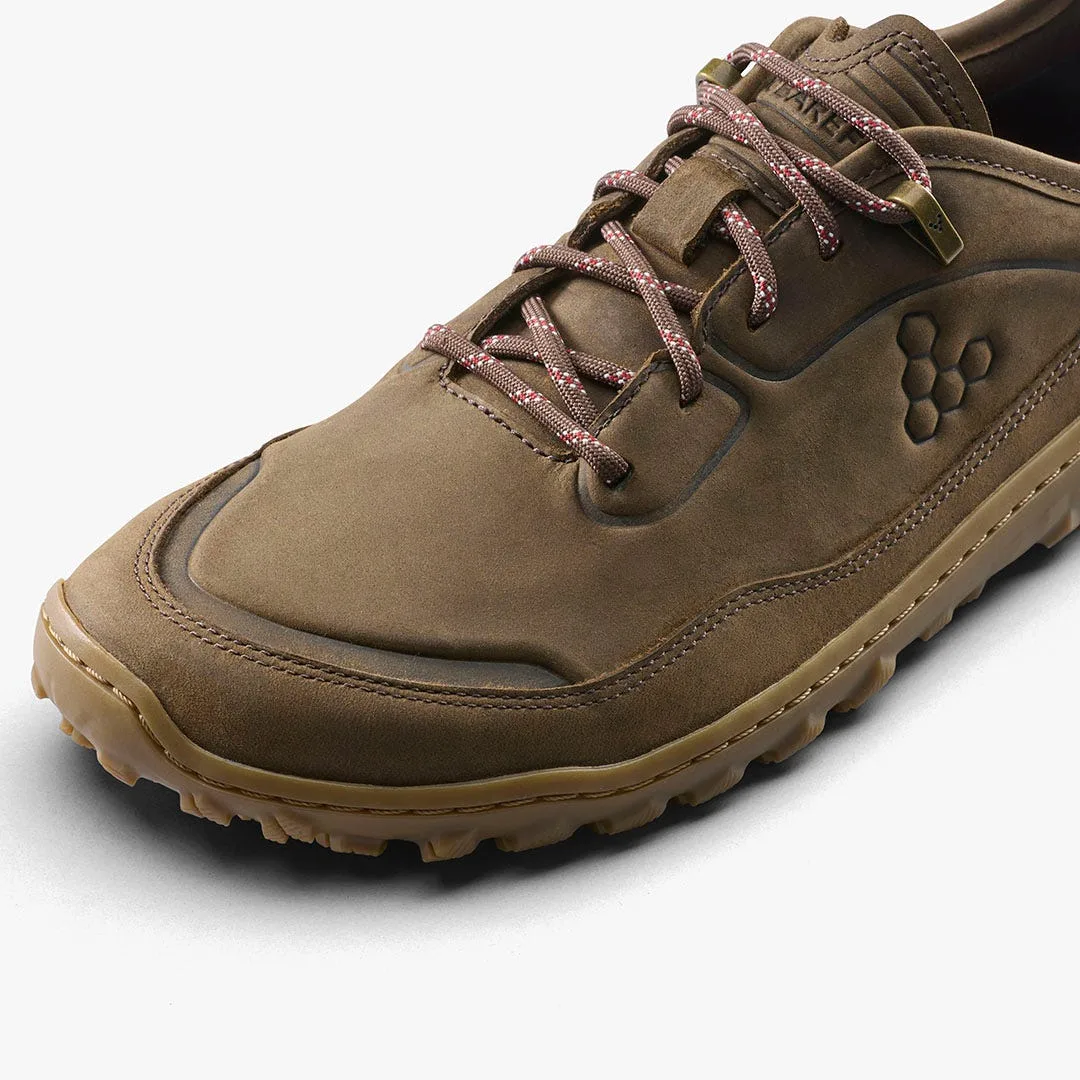 Кроссовки Vivobarefoot Tracker Leather AT Low II — мужская модель, коричневый, фото 6
