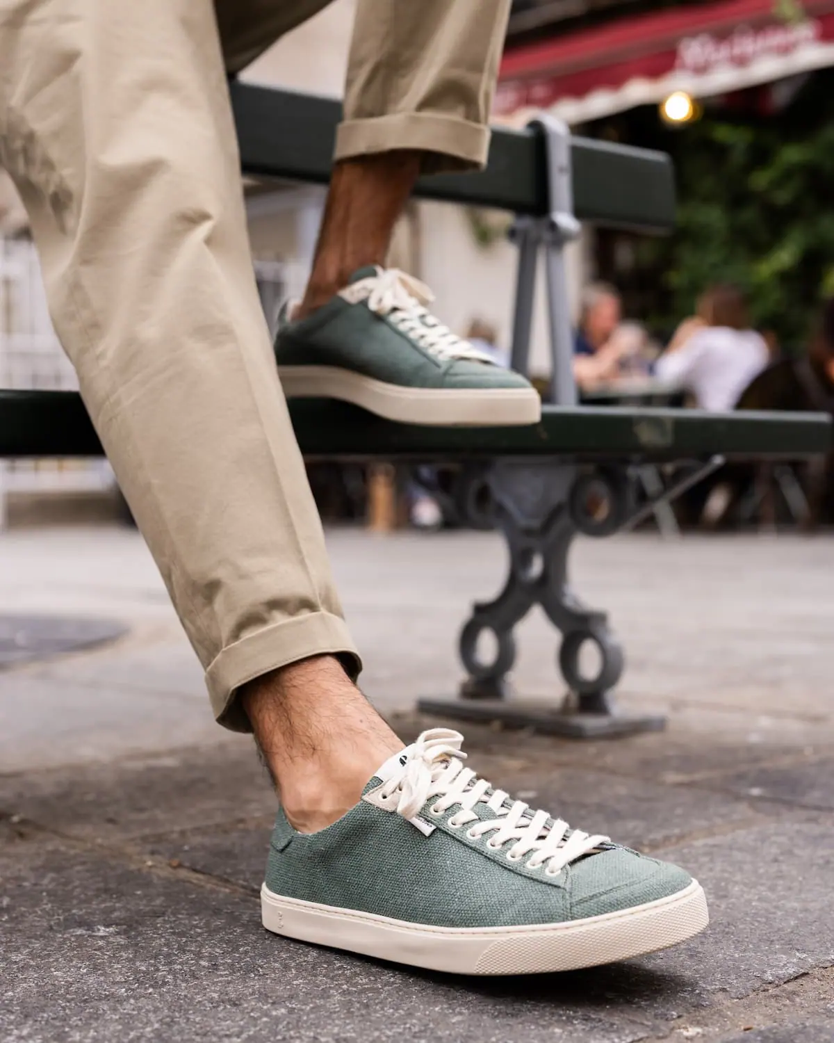 Босоногие кроссовки Fleeters Peach — зелёный шерсть, фото 7