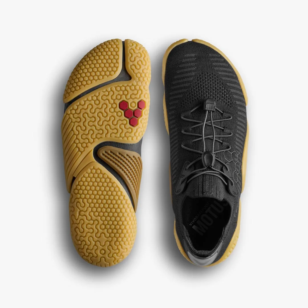 Кроссовки Vivobarefoot Motus Flex Natural — женская модель, чёрный, фото 2