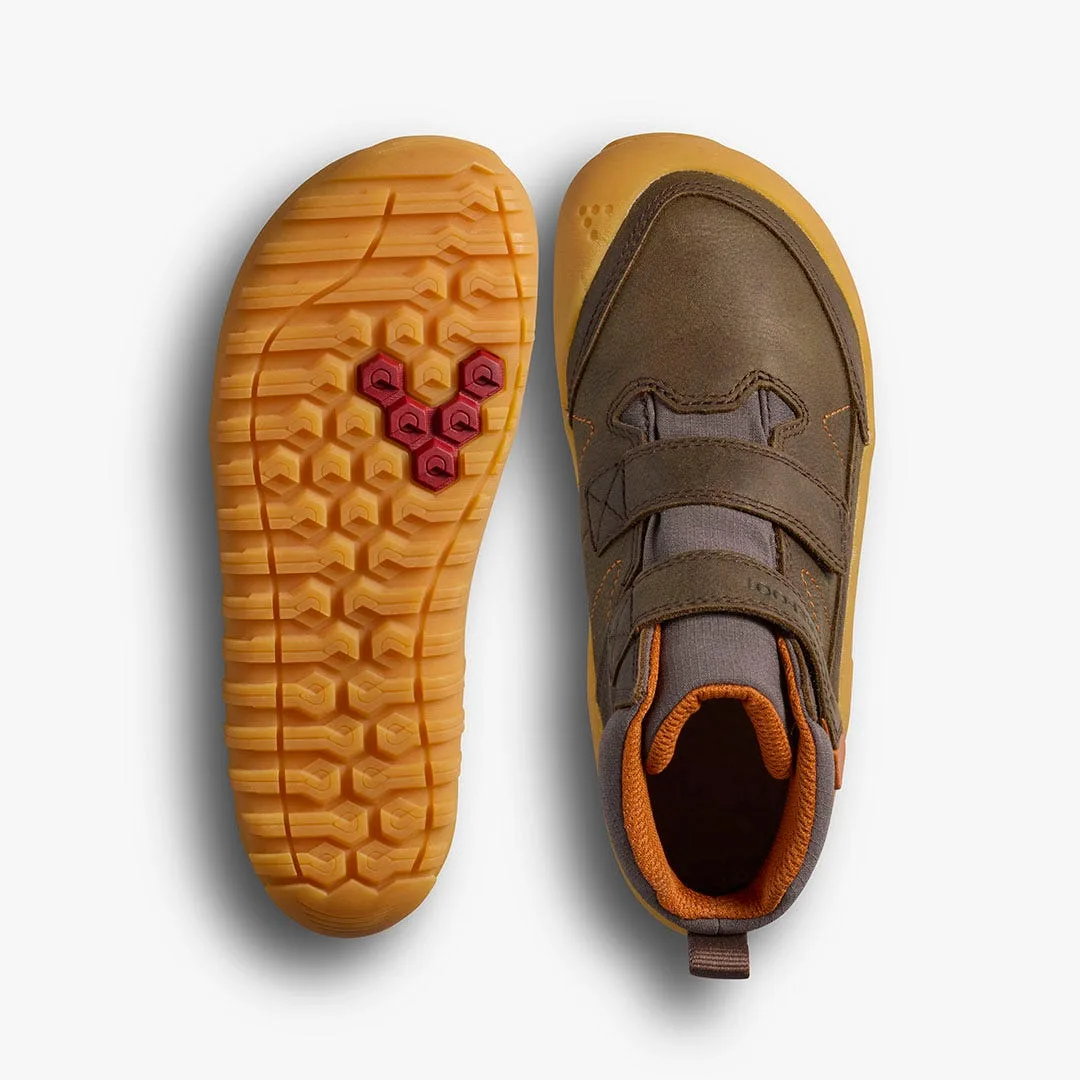 Ботинки Vivobarefoot Tracker AT — детская модель, коричневый, фото 2