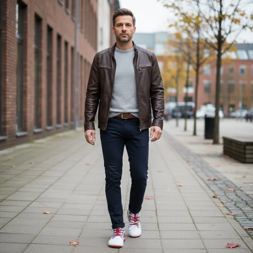 Мужские кроссовки ZAQQ QANBERRA White (белый цвет), фото 11