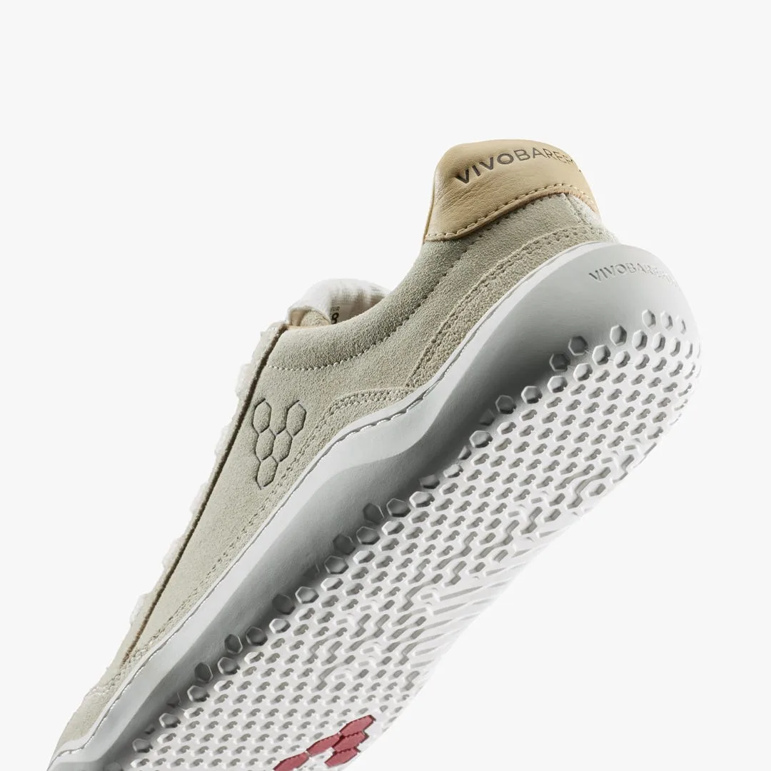 Кроссовки Vivobarefoot Gobi III Sneaker Leather — женская модель, песочный с бордовым, фото 7