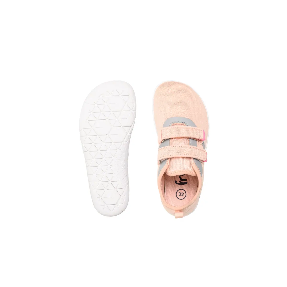 Детская босоногая обувь Freet Hoppee Junior (sizes 27-33) — Pink Grey, фото 2