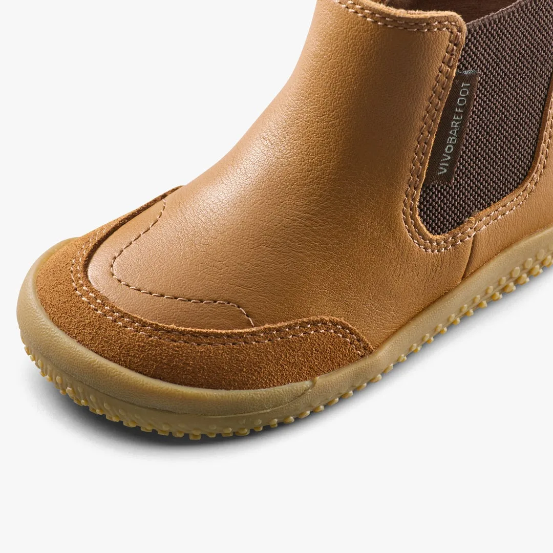 Ботинки Vivobarefoot Gobi Chelsea — для малышей, коричневый, фото 6