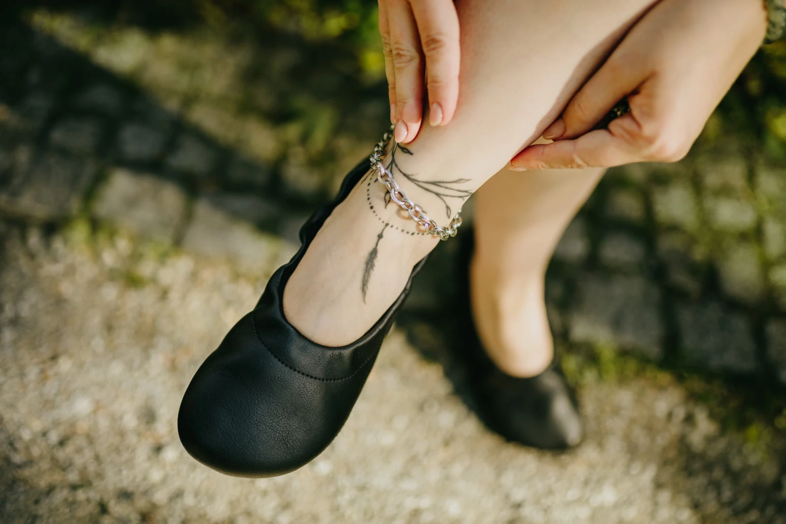 Балетки Ahinsa Chic Barefoot — чёрный, фото 21